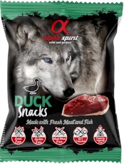 ALPHA SPIRIT Duck Snacks Dog Kaczka Kostka 50g