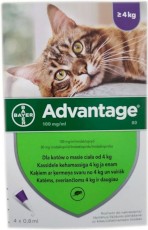 BAYER ADVANTAGE 0,8ml - 1szt. Krople na pchły Kot >4kg