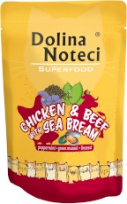 DOLINA NOTECI SuperFood Kot Kurczak Wołowina Dorada 85g