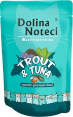 DOLINA NOTECI SUPERFOOD Kot Pstrąg Tuńczyk 85g