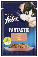 PURINA FELIX FANTASTIC Łosoś 85g