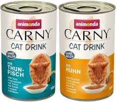 ANIMONDA Carny CAT DRINK Napój dla kota MIX 12 x 140ml