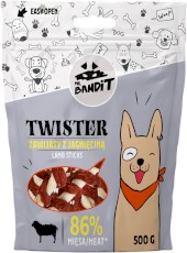 MR.BANDIT Twister Lamb Sticks Zawijasy z Jagnięciną 500g