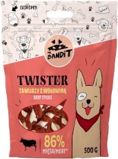 MR.BANDIT Twister Beef Sticks Zawijasy z Wołowiną 500g