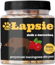 Happy Snacky ŁAPSIE Dzik z Żurawiną 300g