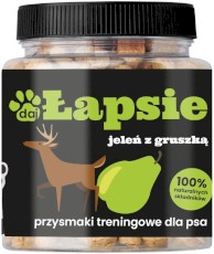 Happy Snacky ŁAPSIE Jeleń z Gruszką 300g