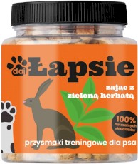 Happy Snacky ŁAPSIE Zając z Zieloną Herbatą 300g