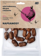 Happy Snacky NAPSANOSY Mini Kabanosy z Bażanta 18szt.