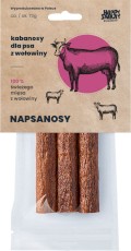 Happy Snacky NAPSANOSY Kabanosy z Wołowiny 3szt.