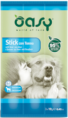 OASY Dog Stick with Tuna Paluszki mięsne z Tuńczykiem 3x12g