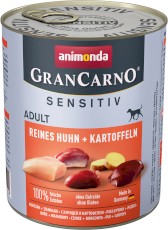 ANIMONDA Grancarno Adult SENSITIV Kurczak Ziemniaki 800g