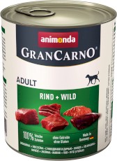 ANIMONDA Grancarno ADULT Wołowina i Dziczyzna 800g