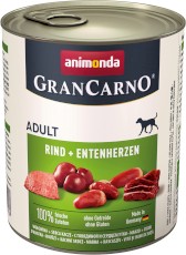 ANIMONDA Grancarno ADULT Wołowina Kacze Serca 800g