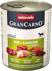 ANIMONDA Grancarno ADULT Wołowina Królik Zioła 800g