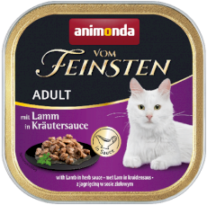 ANIMONDA Vom Feinsten Cat ADULT Jagnięcina Zioła Sos 100g