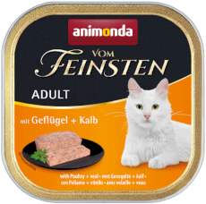 ANIMONDA Vom Feinsten Cat ADULT Drób Cielęcina 100g