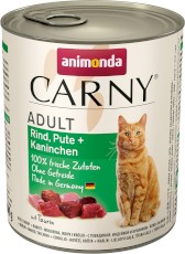 ANIMONDA Carny ADULT Wołowina Indyk Królik 800g