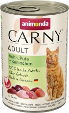 ANIMONDA Carny ADULT Kurczak Indyk Królik 400g