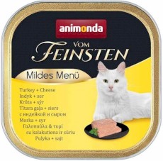 ANIMONDA Vom Feinsten Cat Menue Indyk Ser 100g