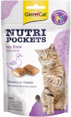 GIMCAT Nutri Pockets with Duck Krokieciki z Kaczką 60g