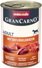 ANIMONDA Grancarno ADULT Wieprzowina Serca Drobiowe 400g