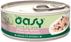 OASY Cat Specialita Naturale Kurczak Szpinak 70g