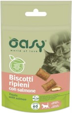 OASY Cat Treats with Salmon dla kota Ciasteczka z Łososiem 60g