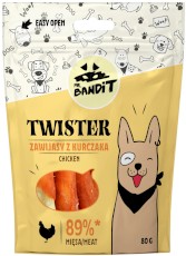 MR.BANDIT Twister Chicken Sticks Zawijas z Kurczakiem 80g