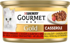 PURINA GOURMET Gold Casserole Wołowina Kurczak 85g