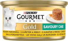 PURINA GOURMET Gold Savoury Cake Kurczak Marchewka 85g