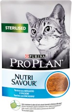 PURINA Pro Plan Sterilised NutriSavour Dorsz Pasztet 85g