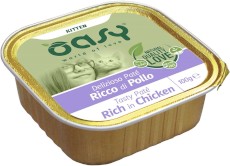 OASY Cat Tasty Pate Kitten Chicken Kurczak pasztet dla kociąt 100g