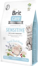 BRIT CARE Cat GF Adult SENSITIVE Allergy Owady Śledź 2kg