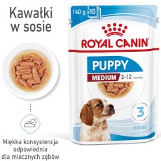 ROYAL CANIN Medium Puppy w sosie 140g