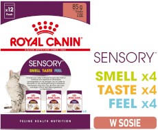 ROYAL CANIN Sensory Multipack w sosie 12x85g