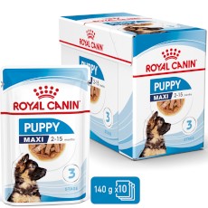 ROYAL CANIN Maxi Puppy w sosie 10x140g