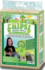 JRS CHIPSI GREEN APPLE Trociny Dla gryzoni 60l/3,2kg