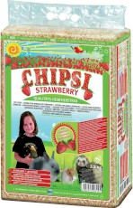 JRS CHIPSI STRAWBERRY Trociny Dla gryzoni 60l/3,2kg