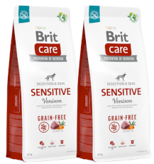 BRIT Care Dog Grain Free SENSITIVE Venison 2x12kg