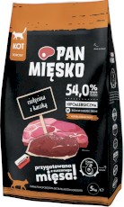 PAN MIĘSKO Cielęcina z Kaczką dla kota M 5kg