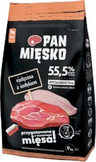 PAN MIĘSKO Cielęcina z Indykiem dla psa M 9kg