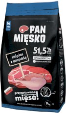 PAN MIĘSKO Cielęcina z Przepiórką dla szczeniąt L 9kg