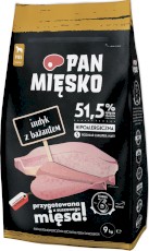 PAN MIĘSKO Indyk z Bażantem dla psa dorosłego S 9kg