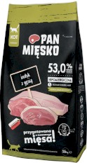 PAN MIĘSKO Indyk z Gęsią dla kota S 1,6kg