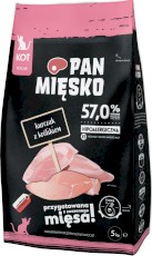 PAN MIĘSKO Kurczak z Królikiem dla kociąt XS 5kg