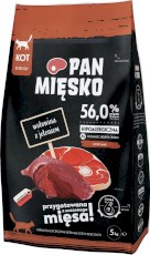 PAN MIĘSKO Wołowina z Jeleniem dla kota M 5kg