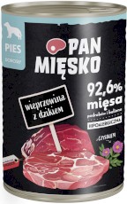 PAN MIĘSKO Wieprzowina z Dzikiem dla psa 400g