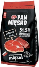 PAN MIĘSKO Wołowina z Koziną dla psa M 9kg