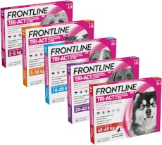 FRONTLINE TRI-ACT Spot-On XS 2-5kg na kleszcze i owady 1szt.