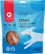 MACED Strips Paski Kaczka, Królik, Jagnięcina 500g